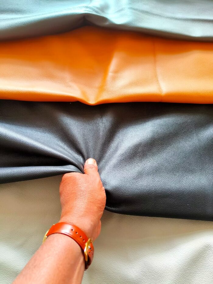 Buff Upholstery leather for furniture and car seats